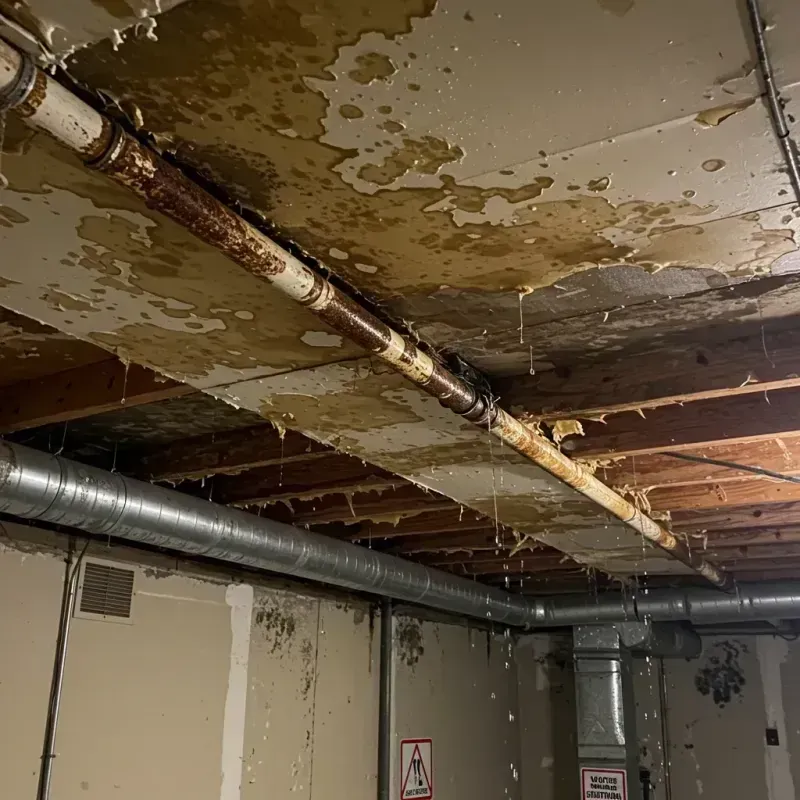 Ceiling Water Damage Repair in Justice, OK